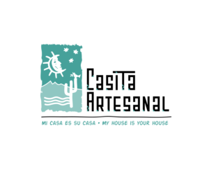 Name of business is Casita Artesanal - Tag line is Mi casa es su casa | Logo Design by Al Pech