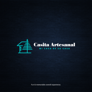 Name of business is Casita Artesanal - Tag line is Mi casa es su casa | Logo Design by z a n a