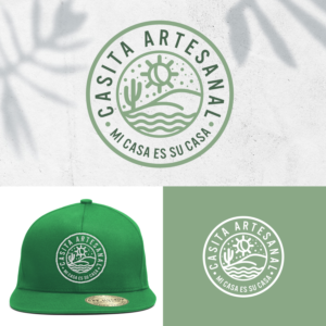 Name of business is Casita Artesanal - Tag line is Mi casa es su casa | Logo Design by simple mind