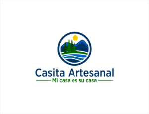 Name of business is Casita Artesanal - Tag line is Mi casa es su casa | Logo Design by BNdesigner