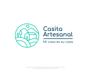 Name of business is Casita Artesanal - Tag line is Mi casa es su casa | Logo Design by Ng V Duc