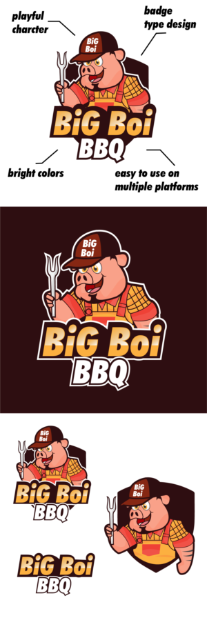 Big Boi BBQ | Logo Design by DesignNXT