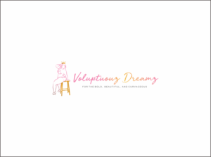 Voluptuouz Dreamz: For the Bold, Beautiful, and Curvaceous | Logo Design by Gree™