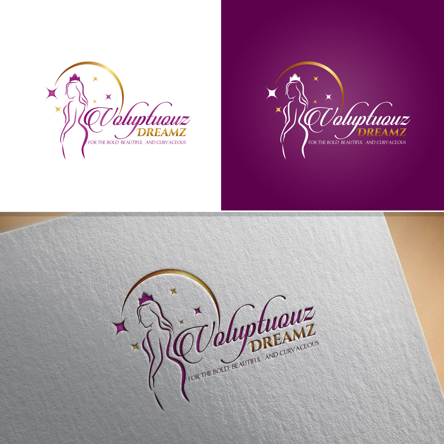 Logo Design by Logo bud design for Voluptuouz Dreamz | Design #25992579
