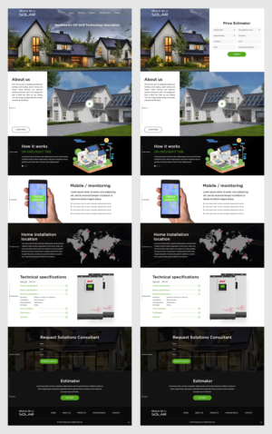 Web Design by pb for Black Box Solar Limited | Design #26001020
