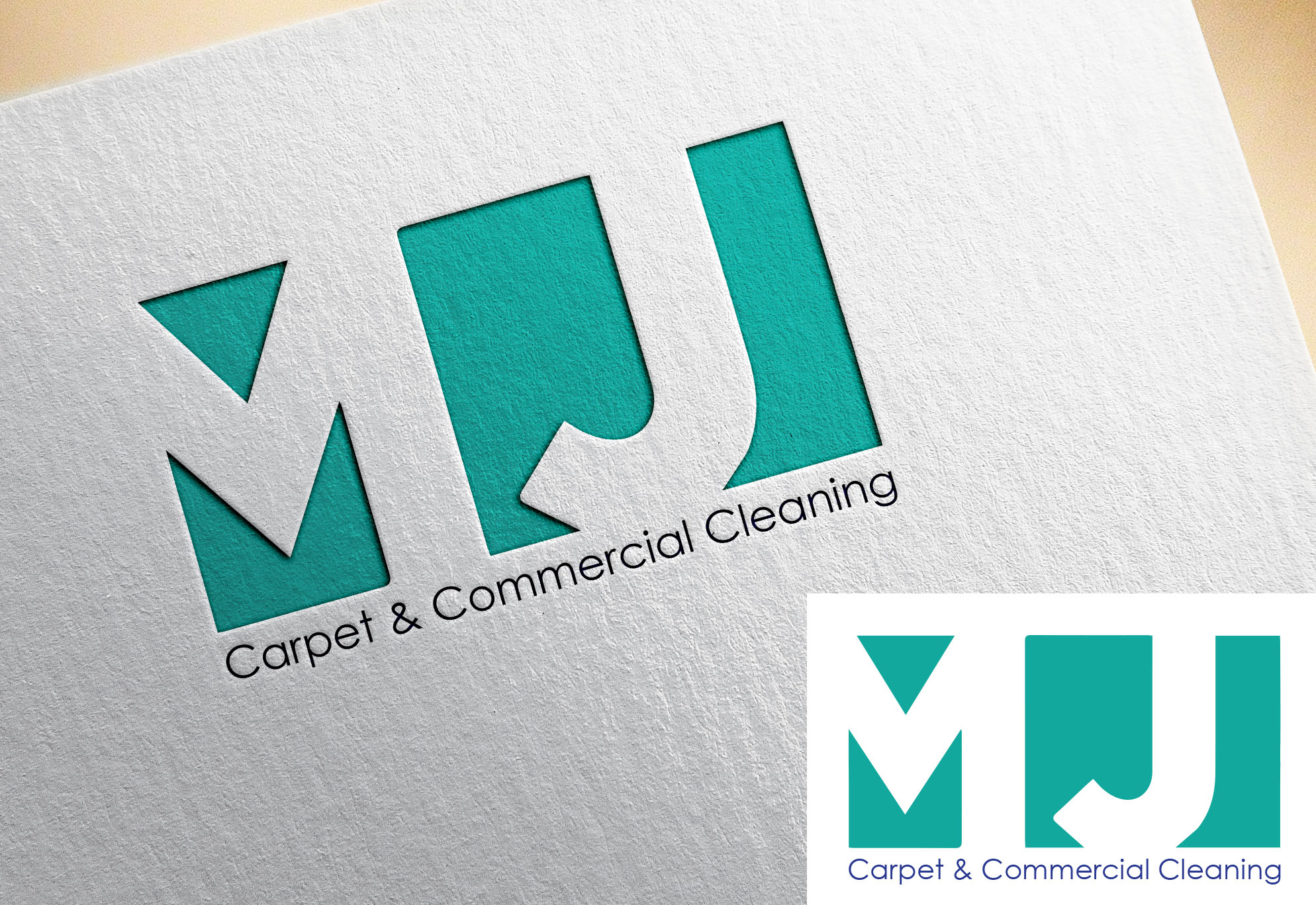 Logo-Design von hala.tout für MJ's Carpet & Commercial Cleaning  | Design #26009492