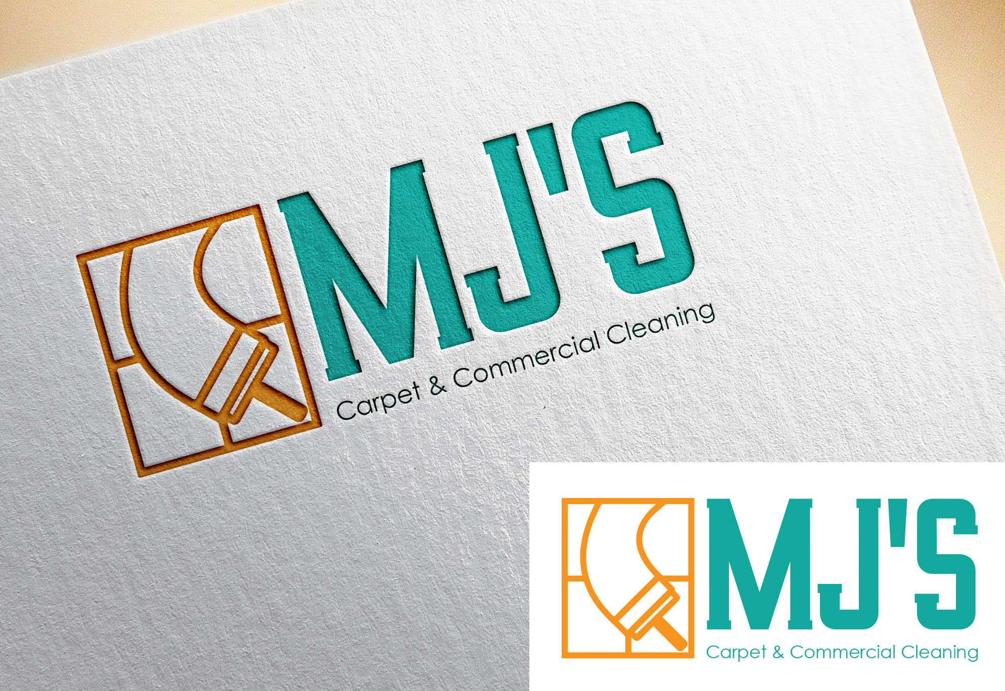 Logo Design by hala.tout for MJ's Carpet & Commercial Cleaning  | Design #26009508