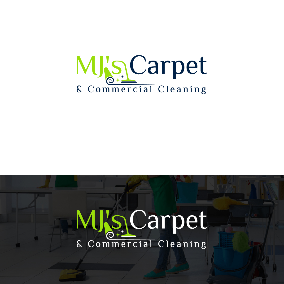 Logo Design by Deziners Zone for MJ's Carpet & Commercial Cleaning  | Design #25993718