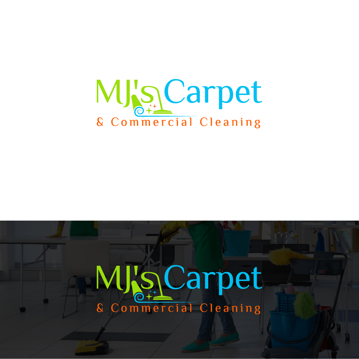 Logo Design by Deziners Zone for MJ's Carpet & Commercial Cleaning  | Design #25998438