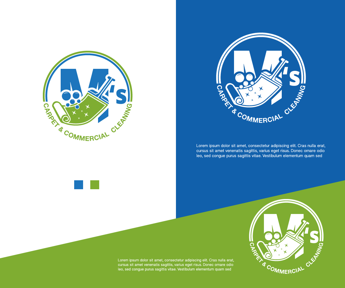 Logo-Design von edwinnegz1 für MJ's Carpet & Commercial Cleaning  | Design #26000444