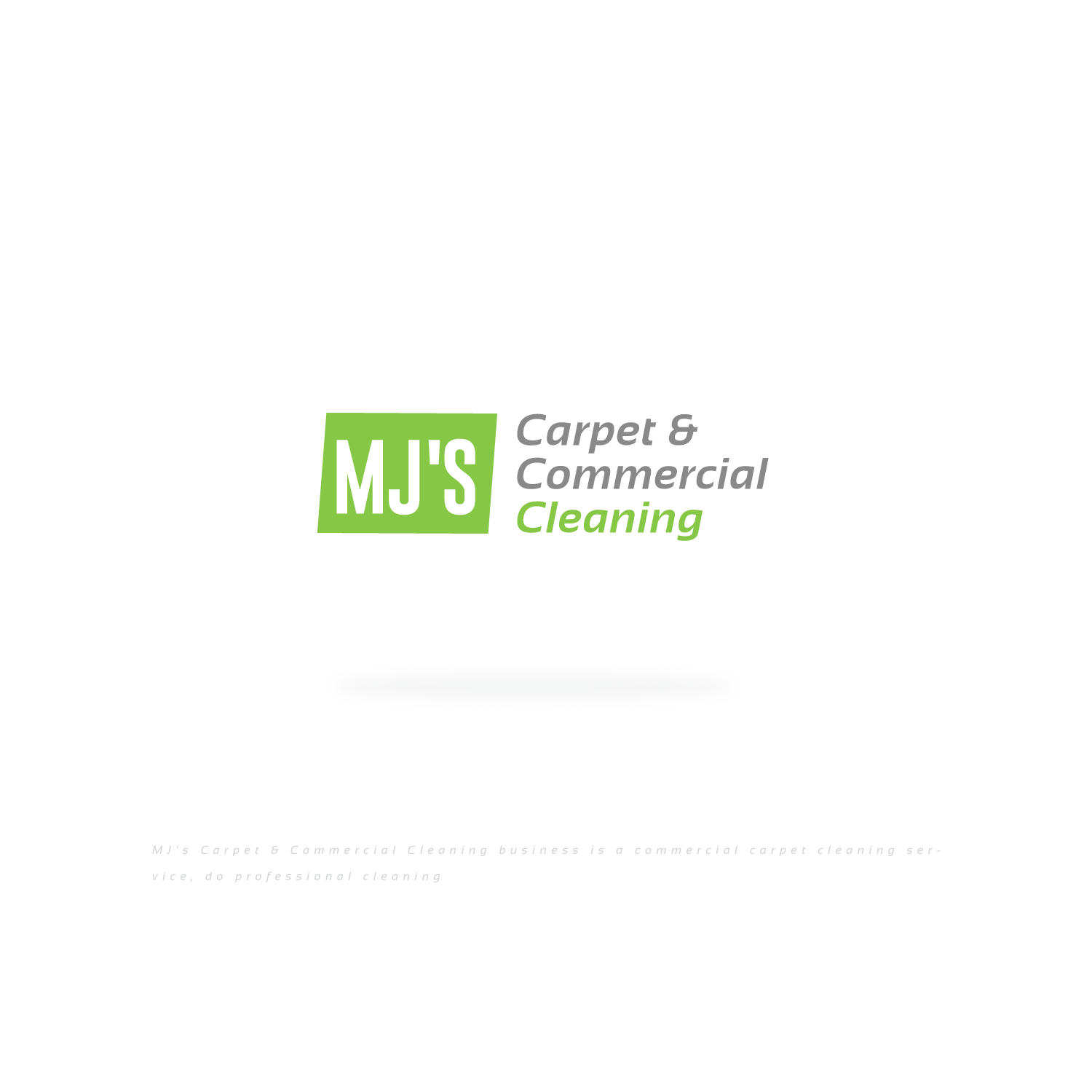 Logo Design by bright design for MJ's Carpet & Commercial Cleaning  | Design #26008595