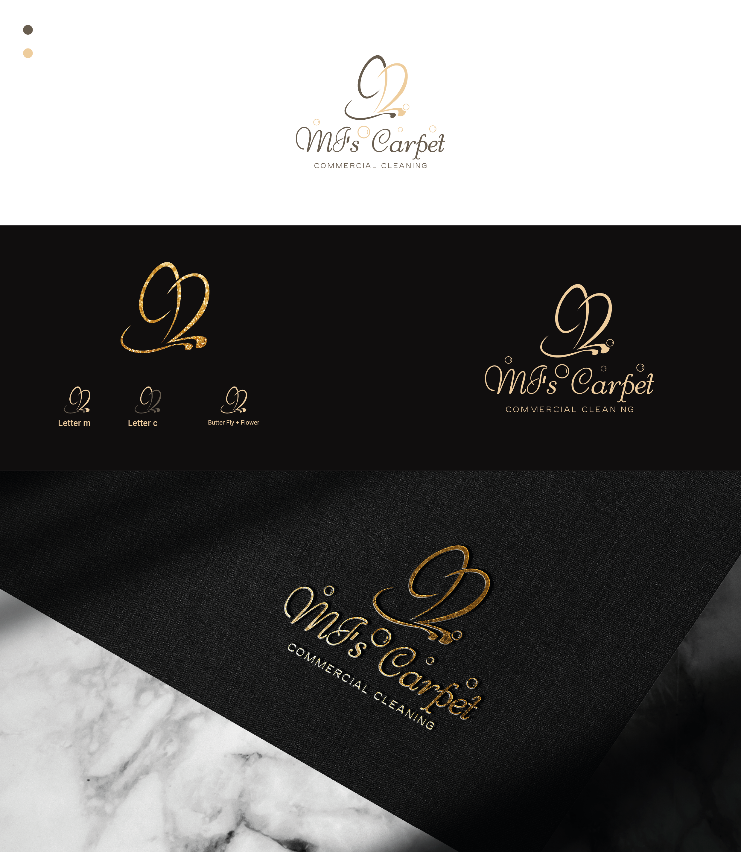 Logo-Design von 4+Creative für MJ's Carpet & Commercial Cleaning  | Design #25996196