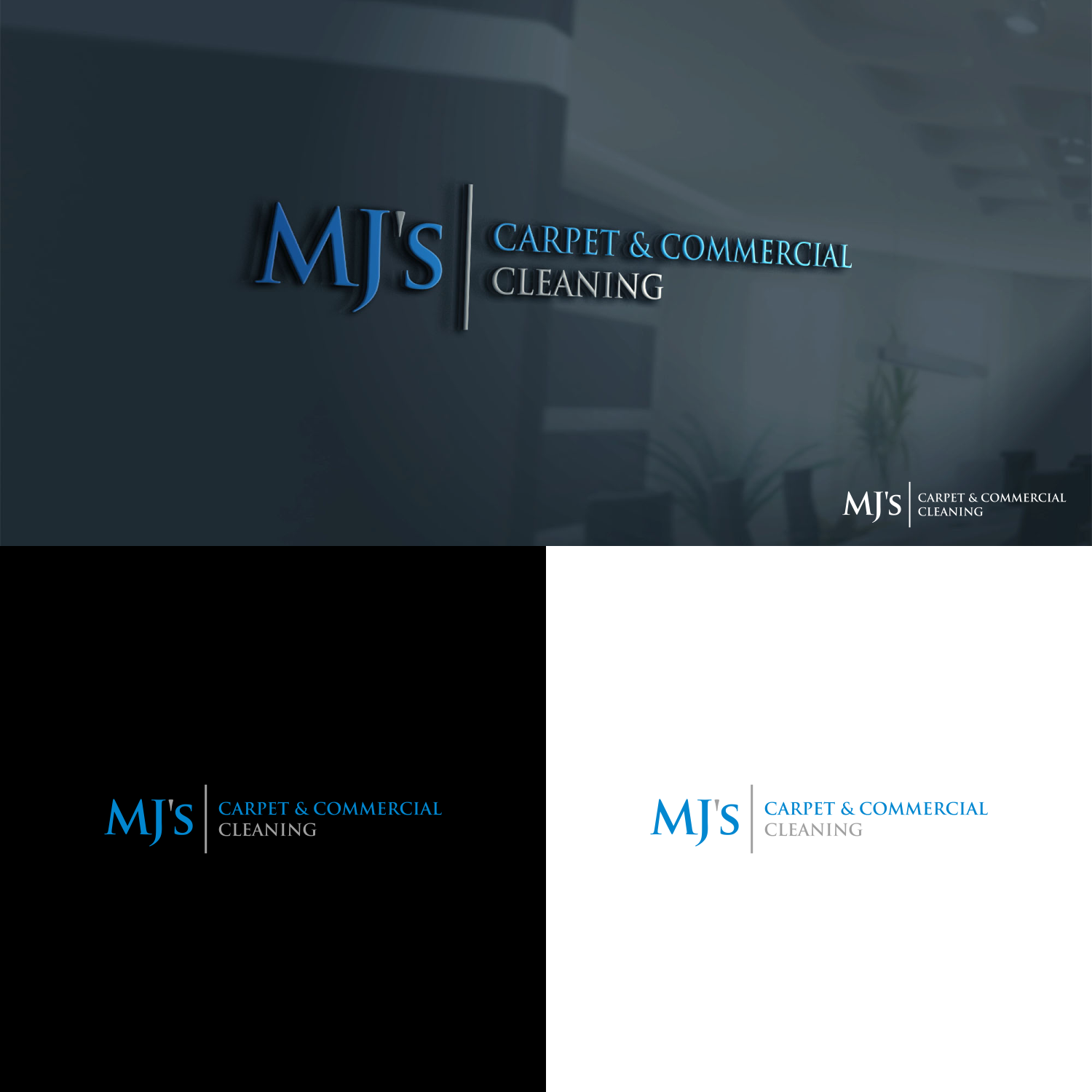 Logo Design by ZiangArt_Studio for MJ's Carpet & Commercial Cleaning  | Design #26011353