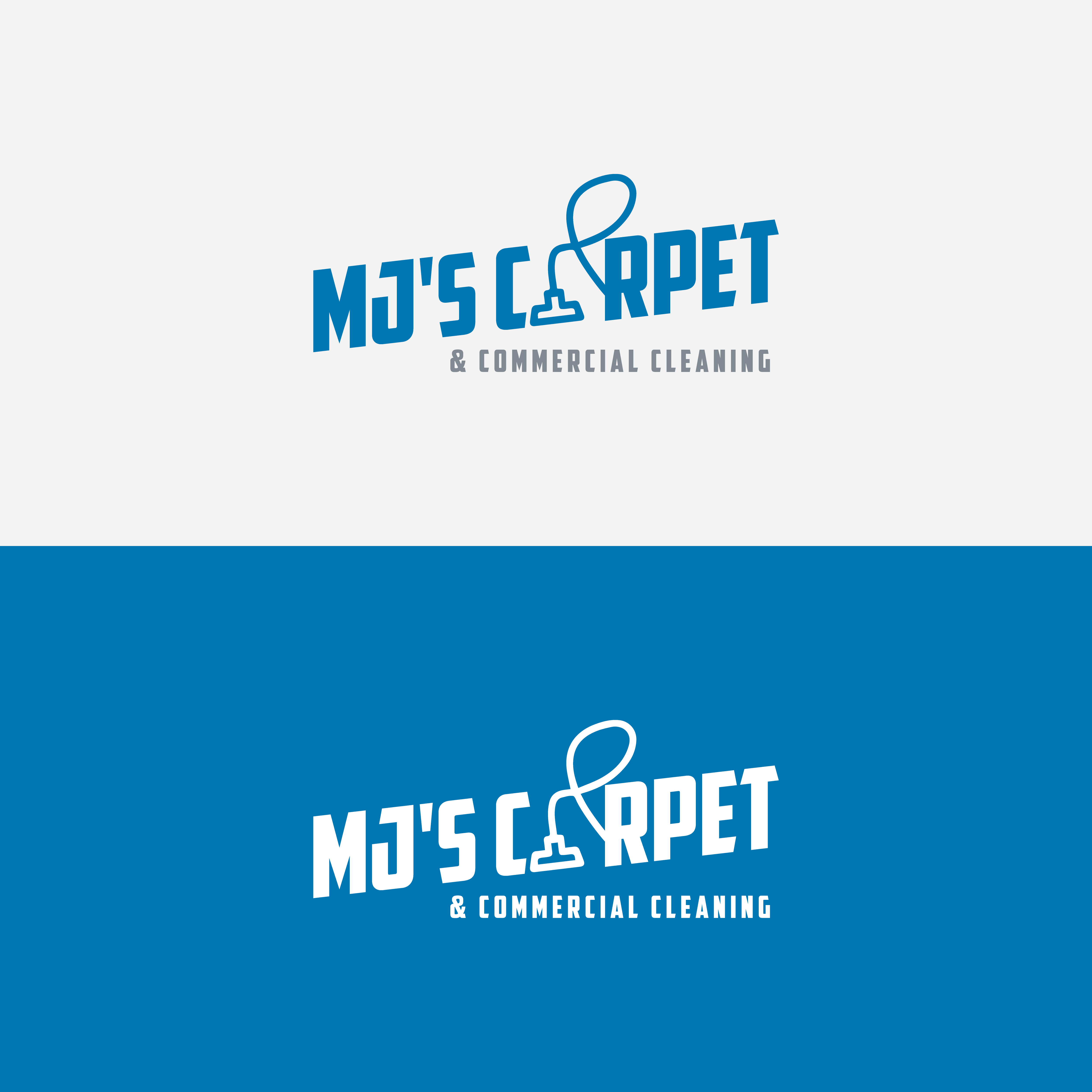 Logo Design by Jburtonux for MJ's Carpet & Commercial Cleaning  | Design #26001782