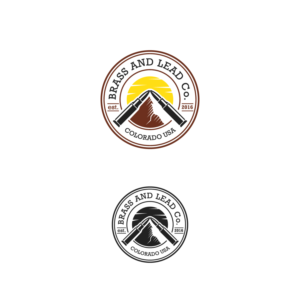 brass and lead co.  Colorado USA est. 2016 | Logo Design by Graphic Bricks
