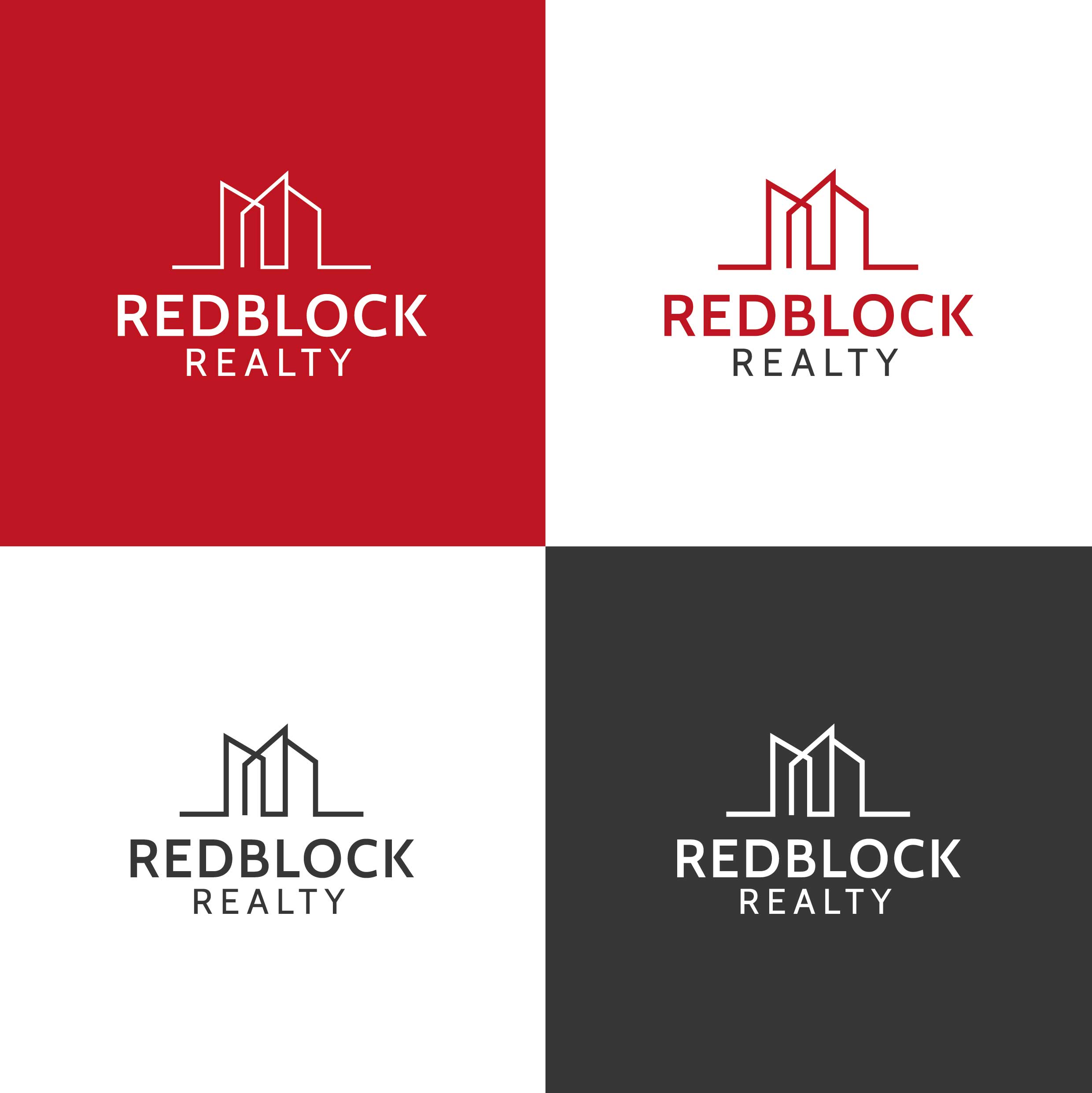 Diseño de Logo por Anton para REDBLOCK Realty Inc. | Diseño #26002244