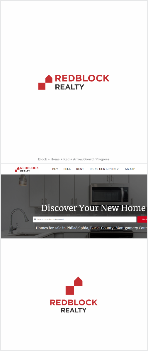 Diseño de Logo por Naavyd para REDBLOCK Realty Inc. | Diseño #26013025