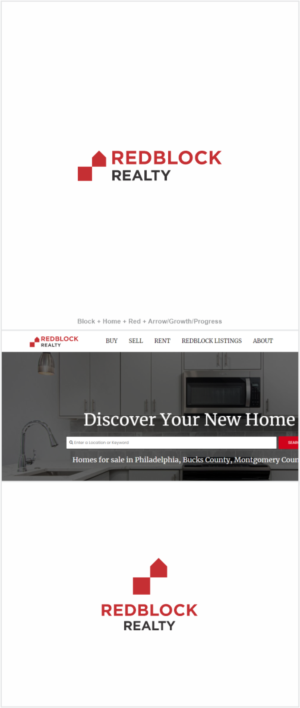 Logo Design by Naavyd for REDBLOCK Realty Inc. | Design: #26013025