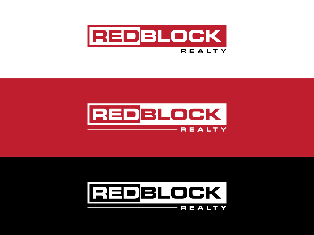 Logo Design by Art-Workers for REDBLOCK Realty Inc. | Design #26015116
