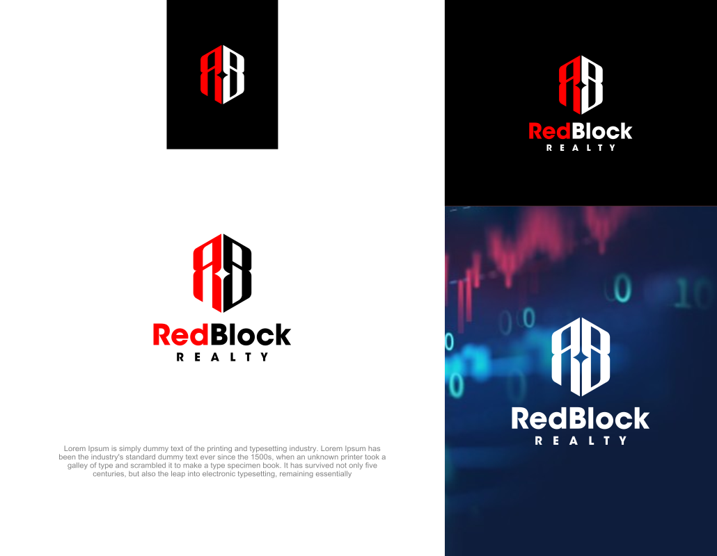 Logo-Design von DoMadic für REDBLOCK Realty Inc. | Design #26044299