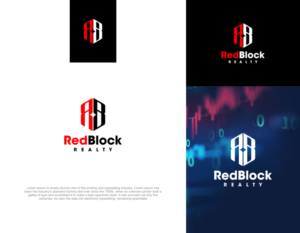 Logo Design by DoMadic for REDBLOCK Realty Inc. | Design: #26044299