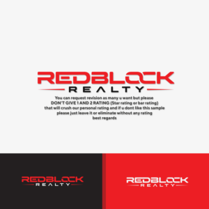 Logo Design by IdentsArt for REDBLOCK Realty Inc. | Design: #25994055