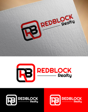 Logo-Design von Tonmoyy für REDBLOCK Realty Inc. | Design: #26035639