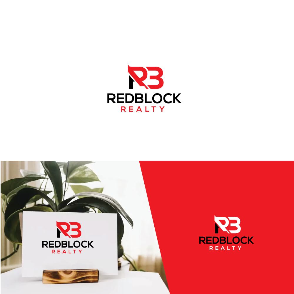 Logo Design by CreativeFlows 2 for REDBLOCK Realty Inc. | Design #26000597
