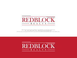 Logo Design by Pro_DesignMaster for REDBLOCK Realty Inc. | Design: #26004210