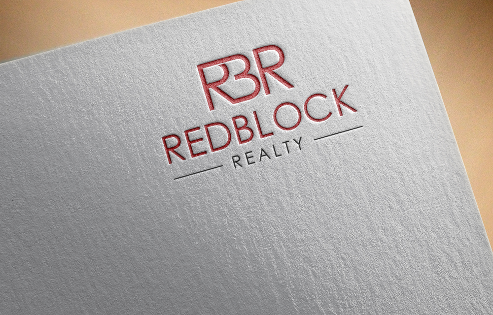 Diseño de Logo por shimul Graphic para REDBLOCK Realty Inc. | Diseño #25995488