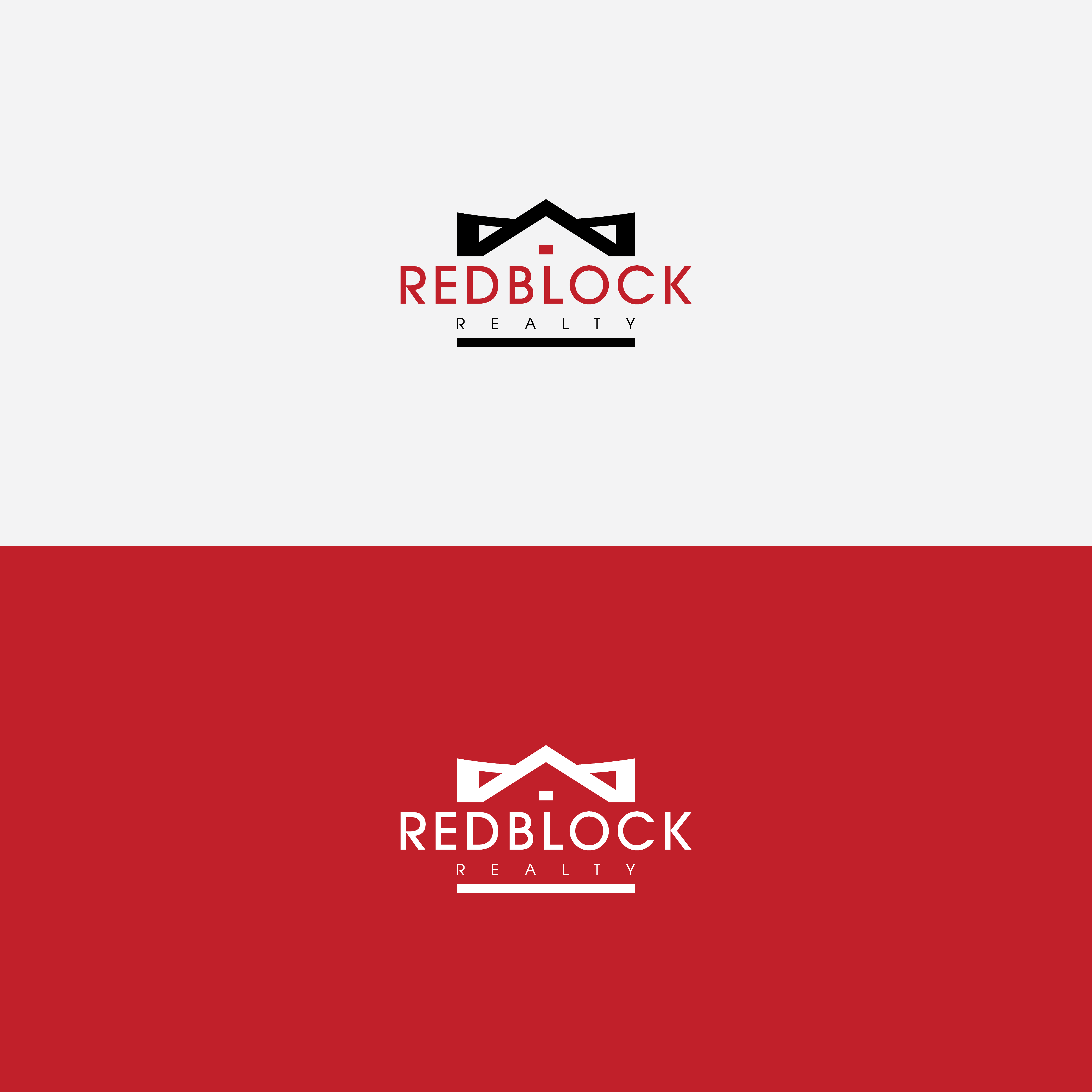Logo Design by Jburtonux for REDBLOCK Realty Inc. | Design #26006398
