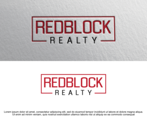 Diseño de Logo por yozikurnia777 para REDBLOCK Realty Inc. | Diseño #25997543