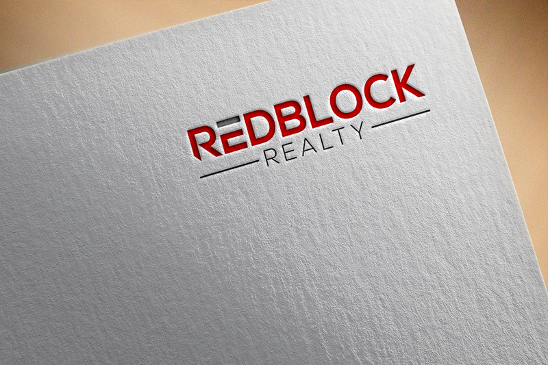 Logo Design by Saqib Mahmmud for REDBLOCK Realty Inc. | Design #25994462