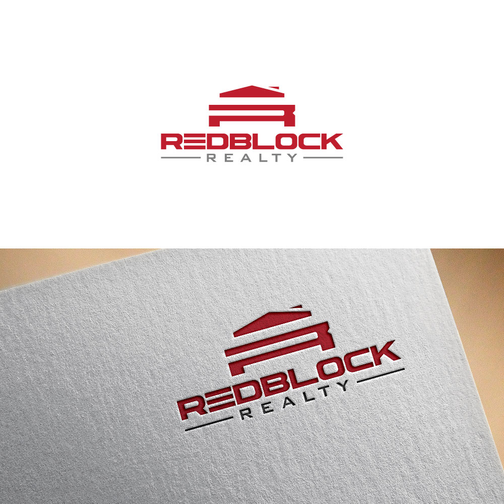 Logo Design by Trident for REDBLOCK Realty Inc. | Design #25995456