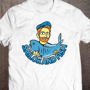 Sailor and Fish  | Diseño de Camiseta por Abiyoso28