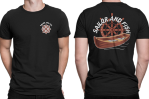 Sailor and Fish  | Design de T-shirt par Feni:)