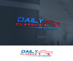 Daily Classics Hot Rod Shop | Logo Design by MaToTiPiLa