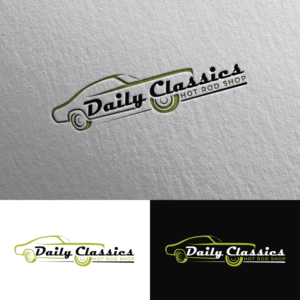 Daily Classics Hot Rod Shop | Logo Design by Rii