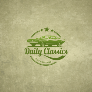 Daily Classics Hot Rod Shop | Logo Design by -:SD:-