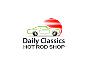 Daily Classics Hot Rod Shop | Logo Design by BNdesigner