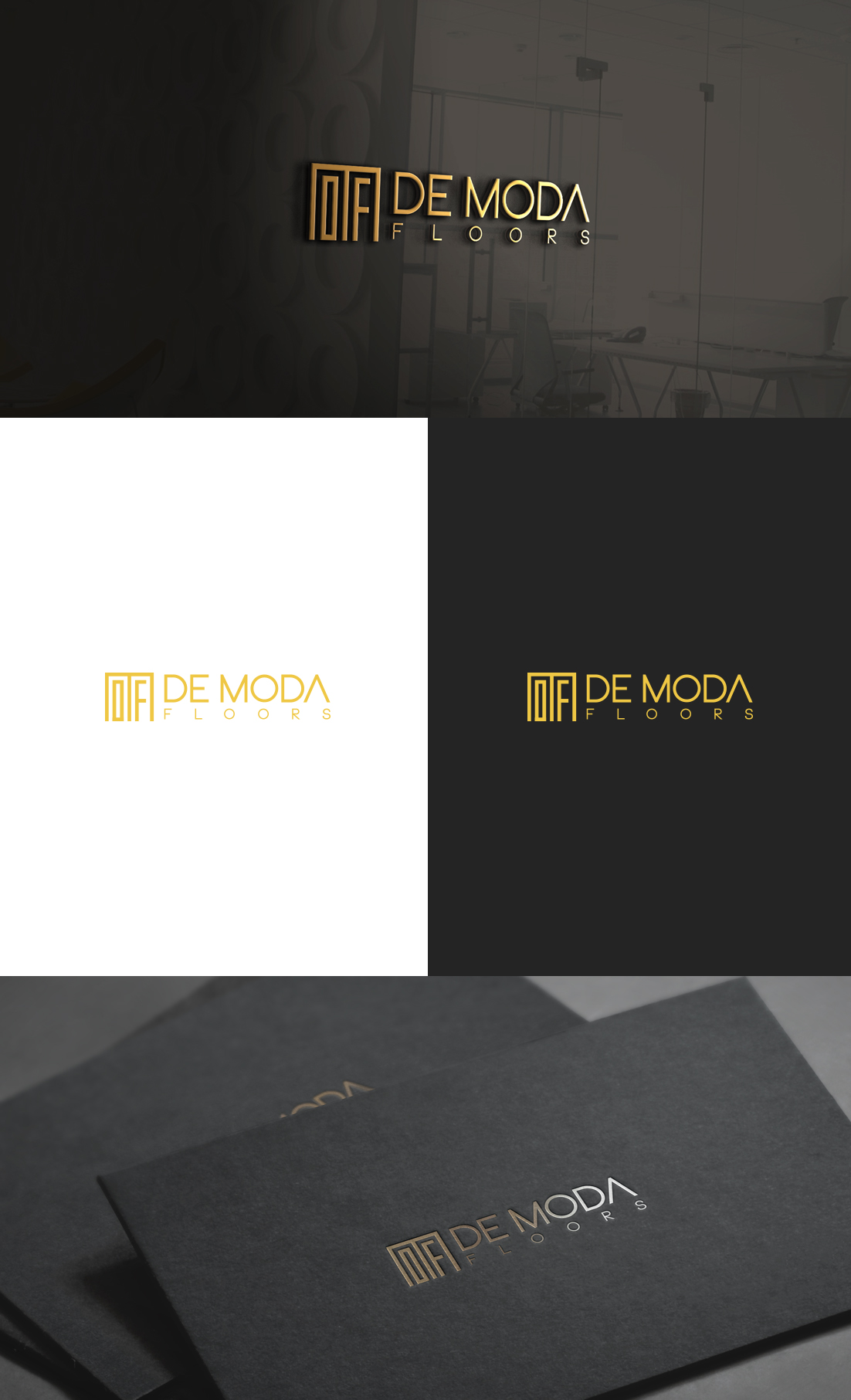 Logo-Design von GLDesigns für De Moda FLoors LLC | Design #25994172