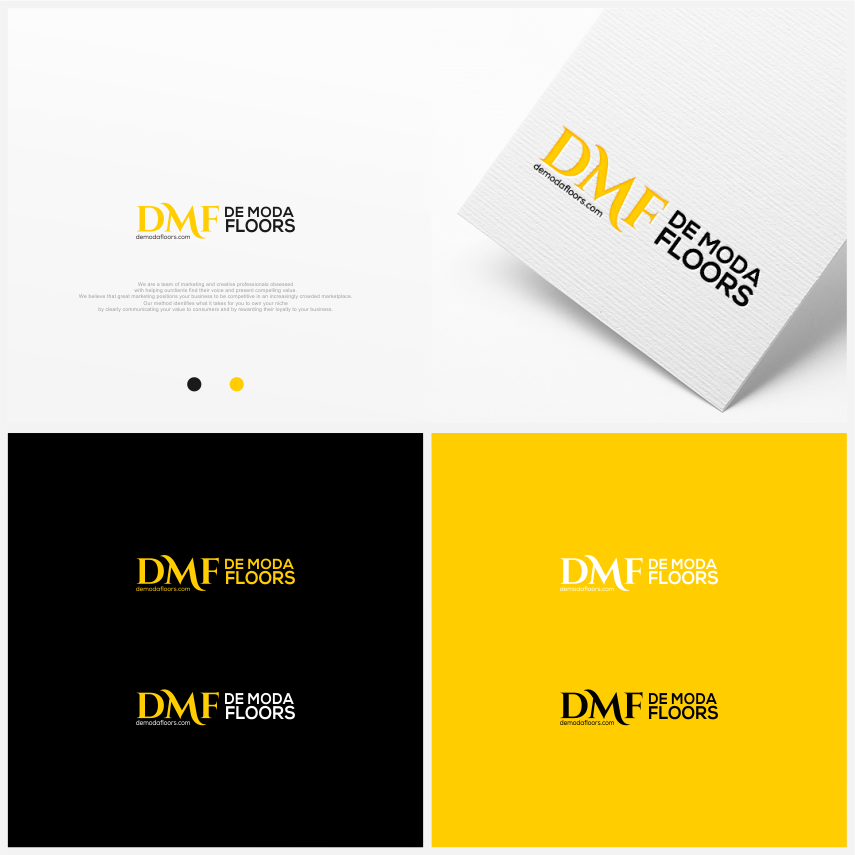 Logo-Design von vintana für De Moda FLoors LLC | Design #26008125