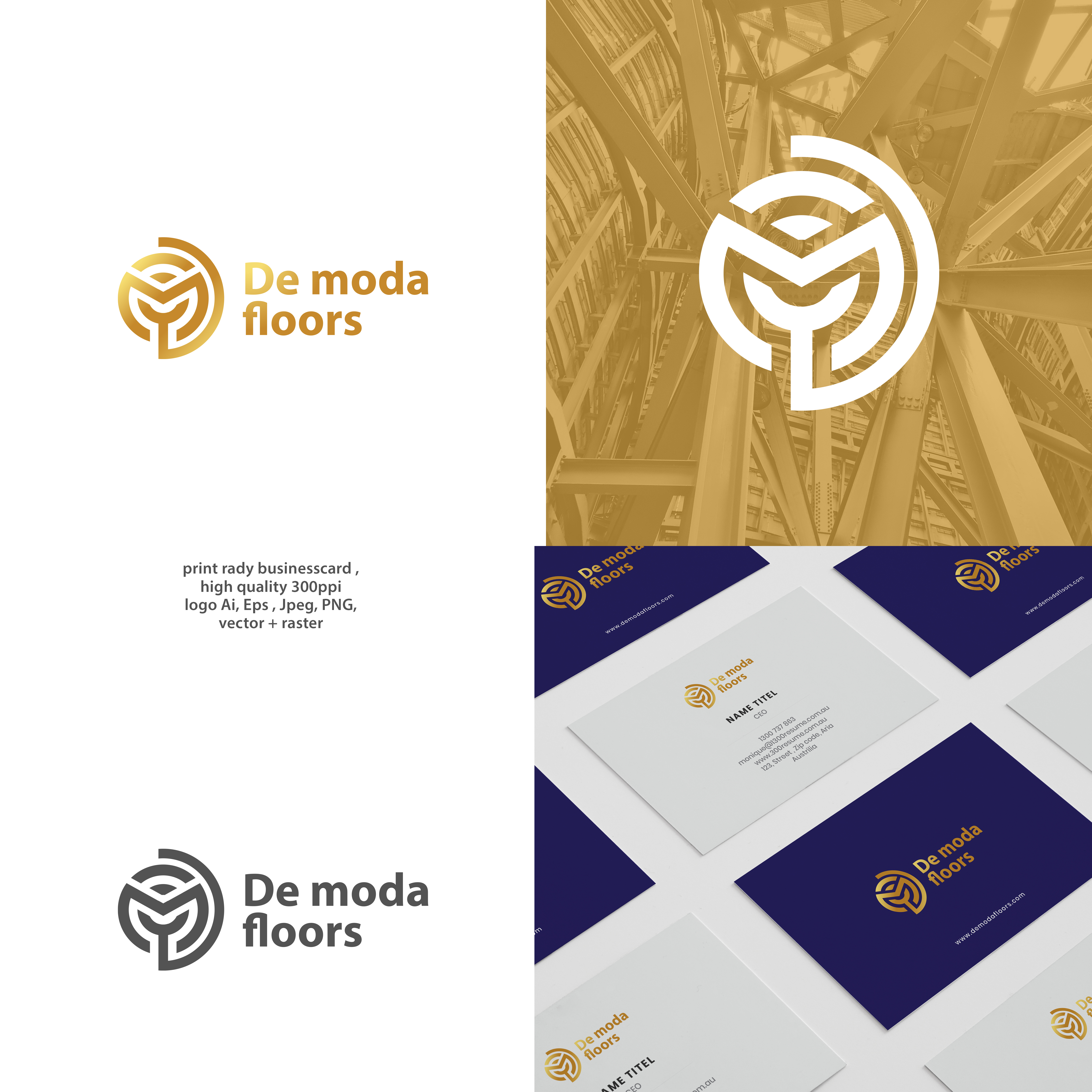 Design de Logo par vramar.roy pour De Moda FLoors LLC | Design #25996742