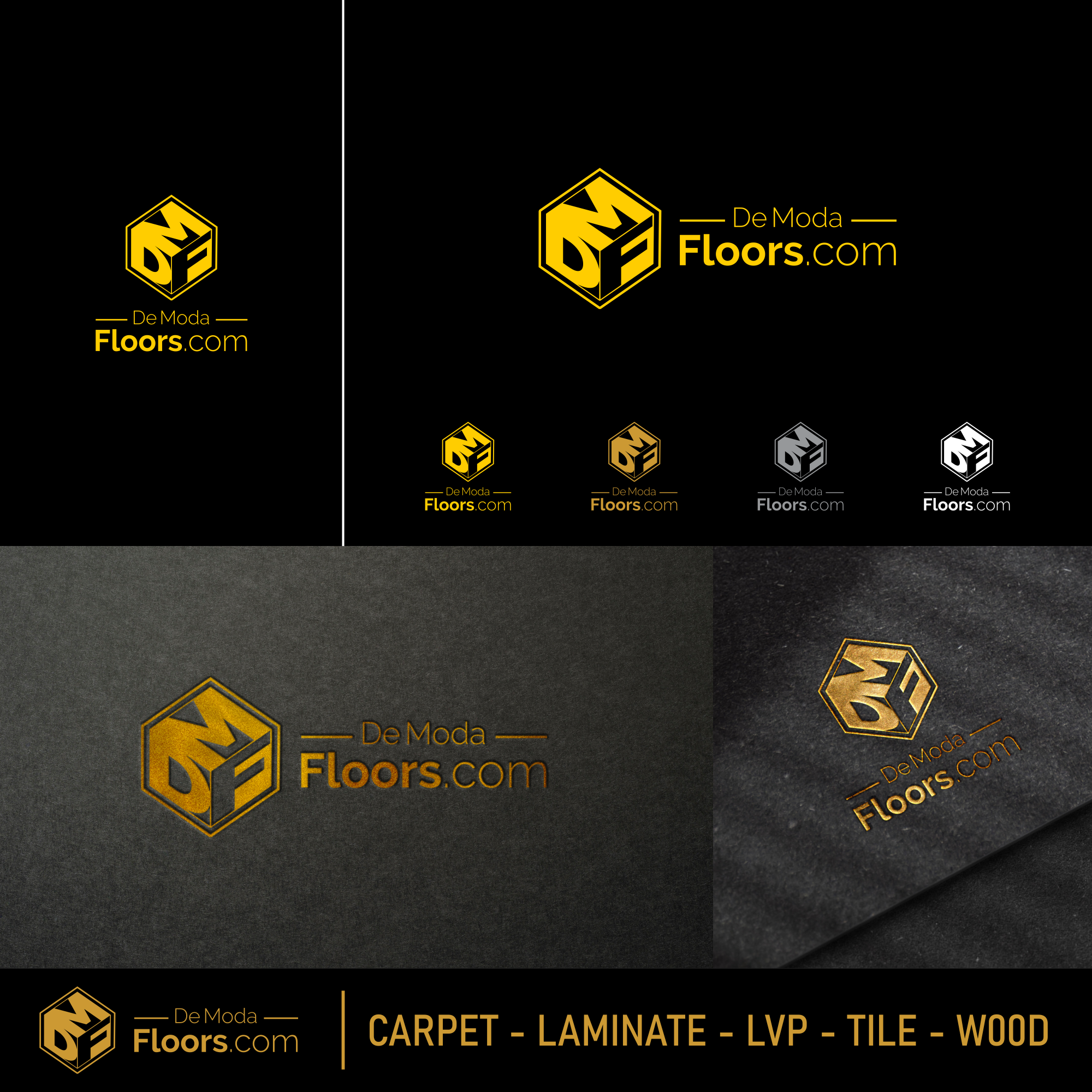 Logo Design by jalusani for De Moda FLoors LLC | Design #26005586