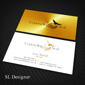 Business Card Design by SL Designer for Jenny Russell Counseling, PLLC | Design: #25994827