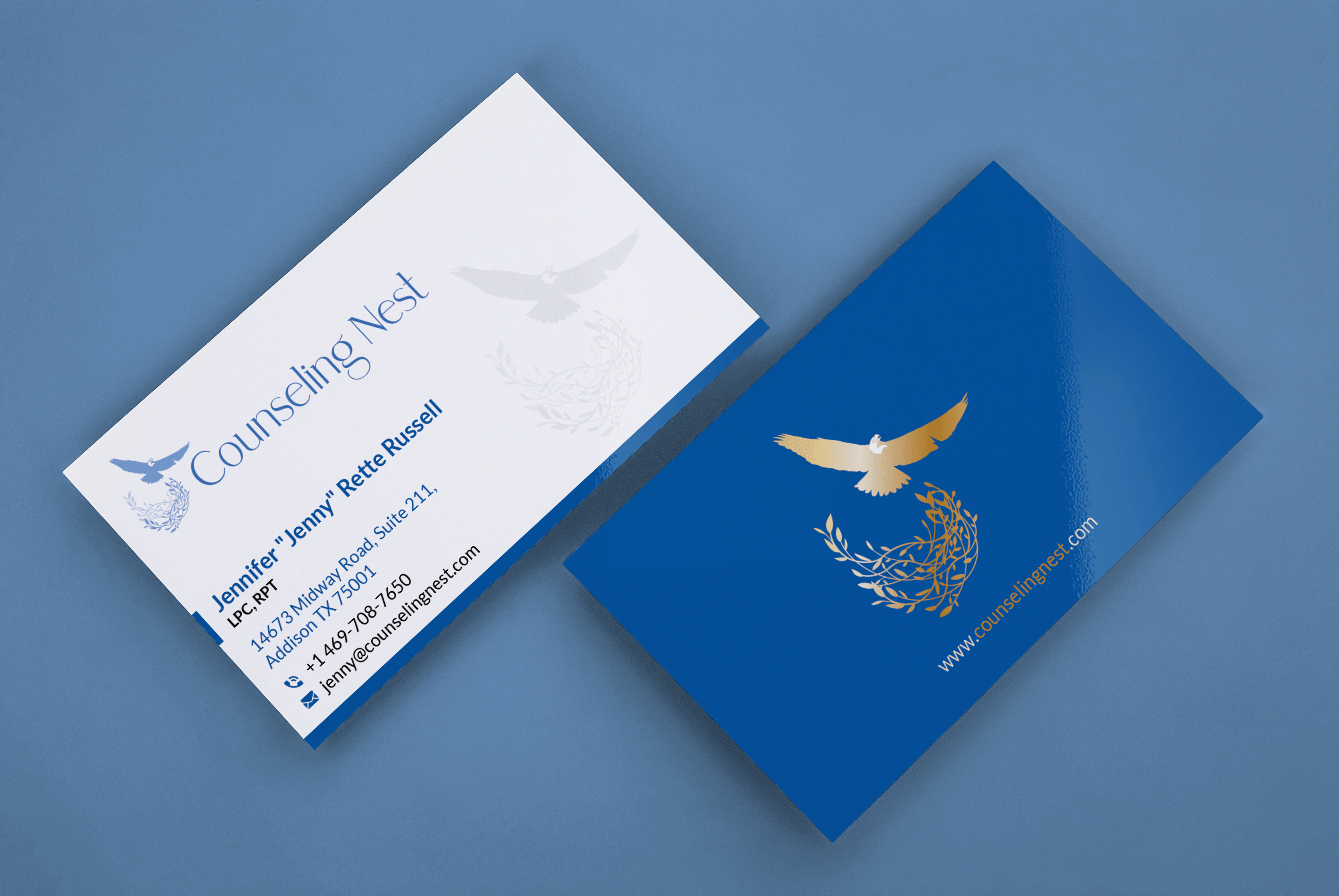 Visitenkarten-Design von B. M. BILLAL HOSSAIN für Jenny Russell Counseling, PLLC | Design #26000049