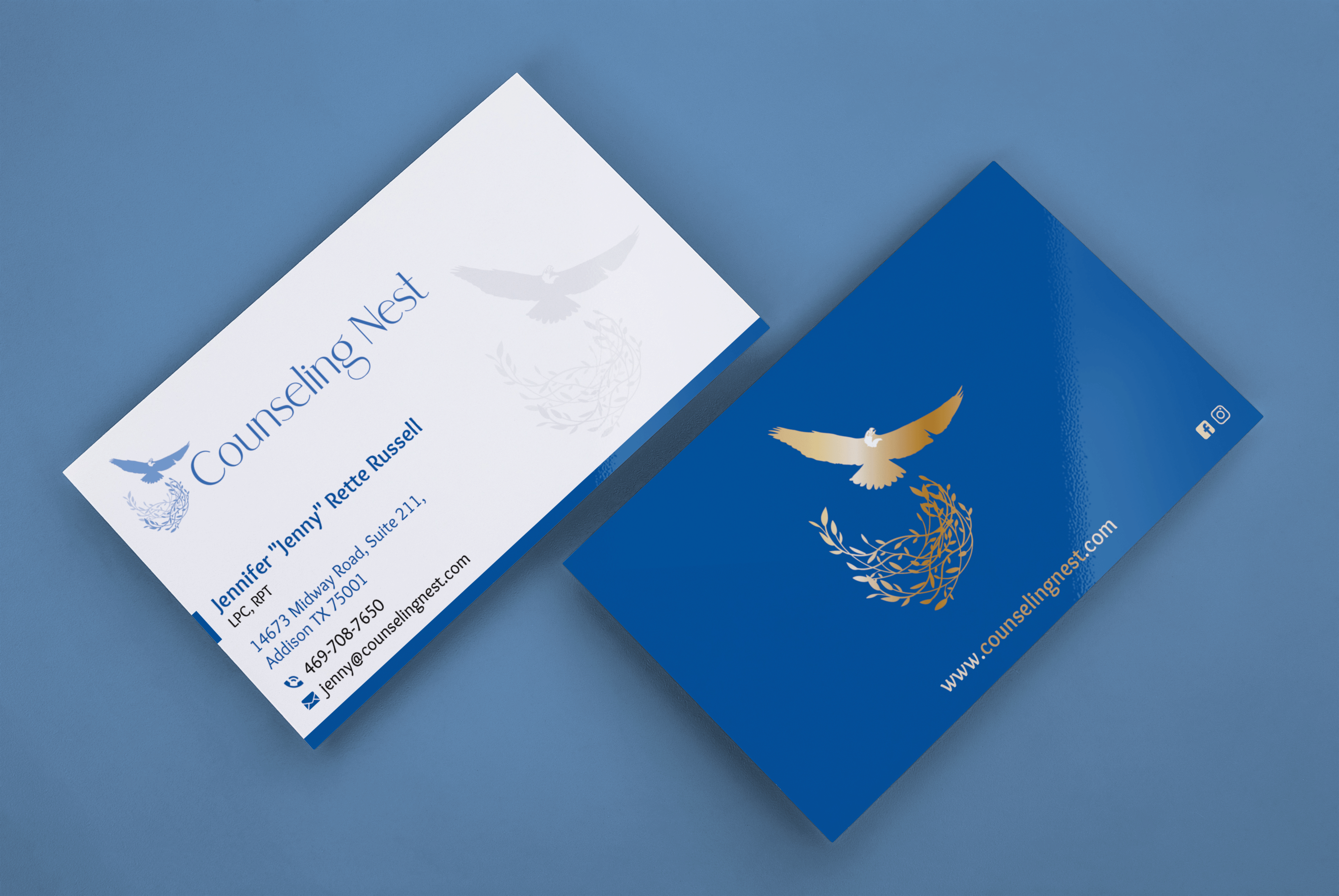 Business Card Design by B. M. BILLAL HOSSAIN for Jenny Russell Counseling, PLLC | Design #26002587
