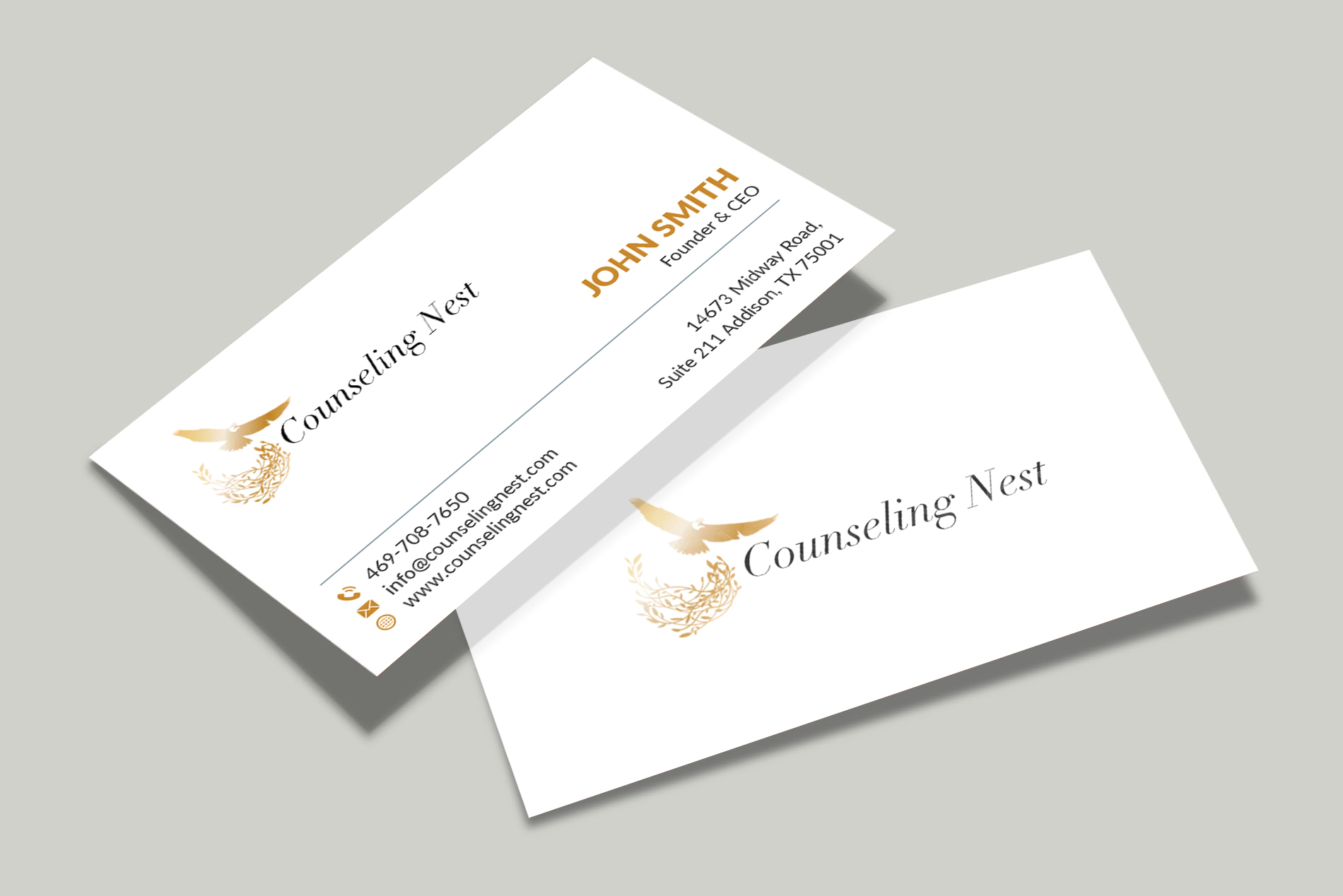 Business Card Design by Musa. A for Jenny Russell Counseling, PLLC | Design #25995215