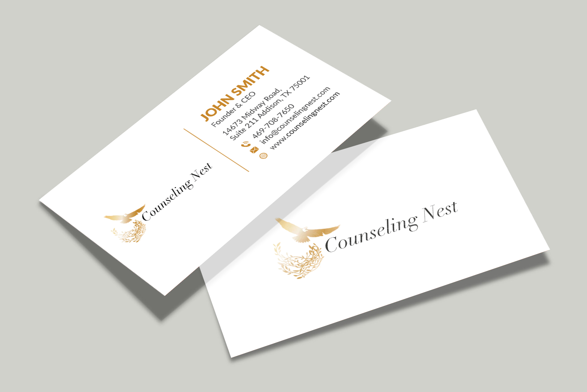 Business Card Design by Musa. A for Jenny Russell Counseling, PLLC | Design #25995216