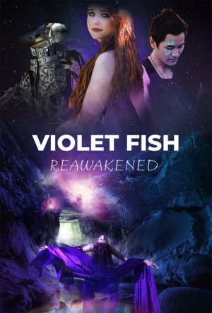 Violet Fish Reawakened -  book cover | Diseño de portada de libro por MNM